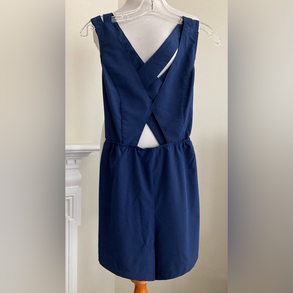 Navy Jumper with Criss-cross Straps.   Unworn